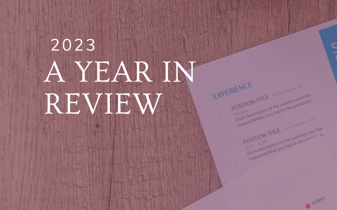 A Year in review